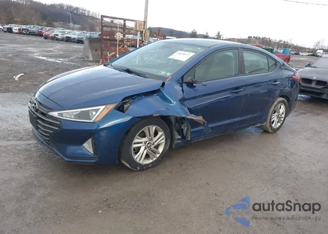 2019 Hyundai Elantra Sel from USA, damaged, VIN 5NPD84LF3KH466254